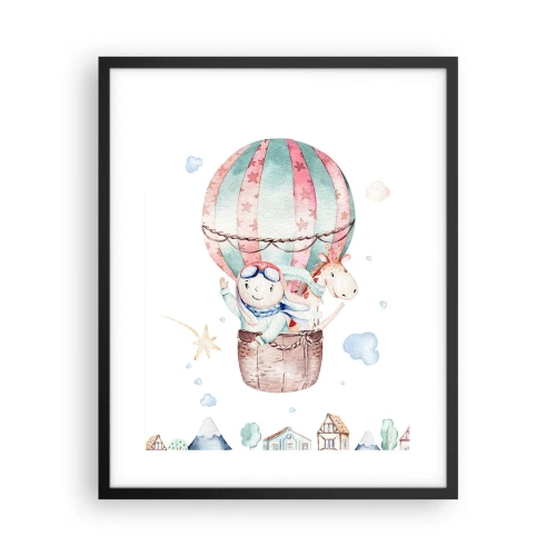 Pôster com moldura preta - Nós voltaremos em breve! - 40x50 cm