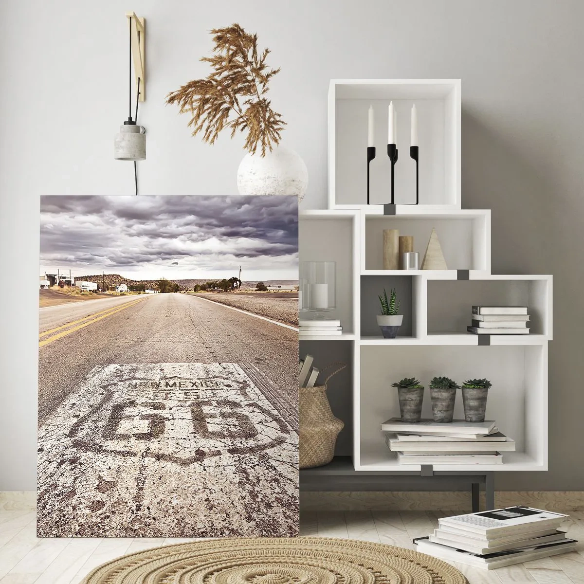 Quadro em vidro - Mother Road - uma lenda americana - 50x70 cm