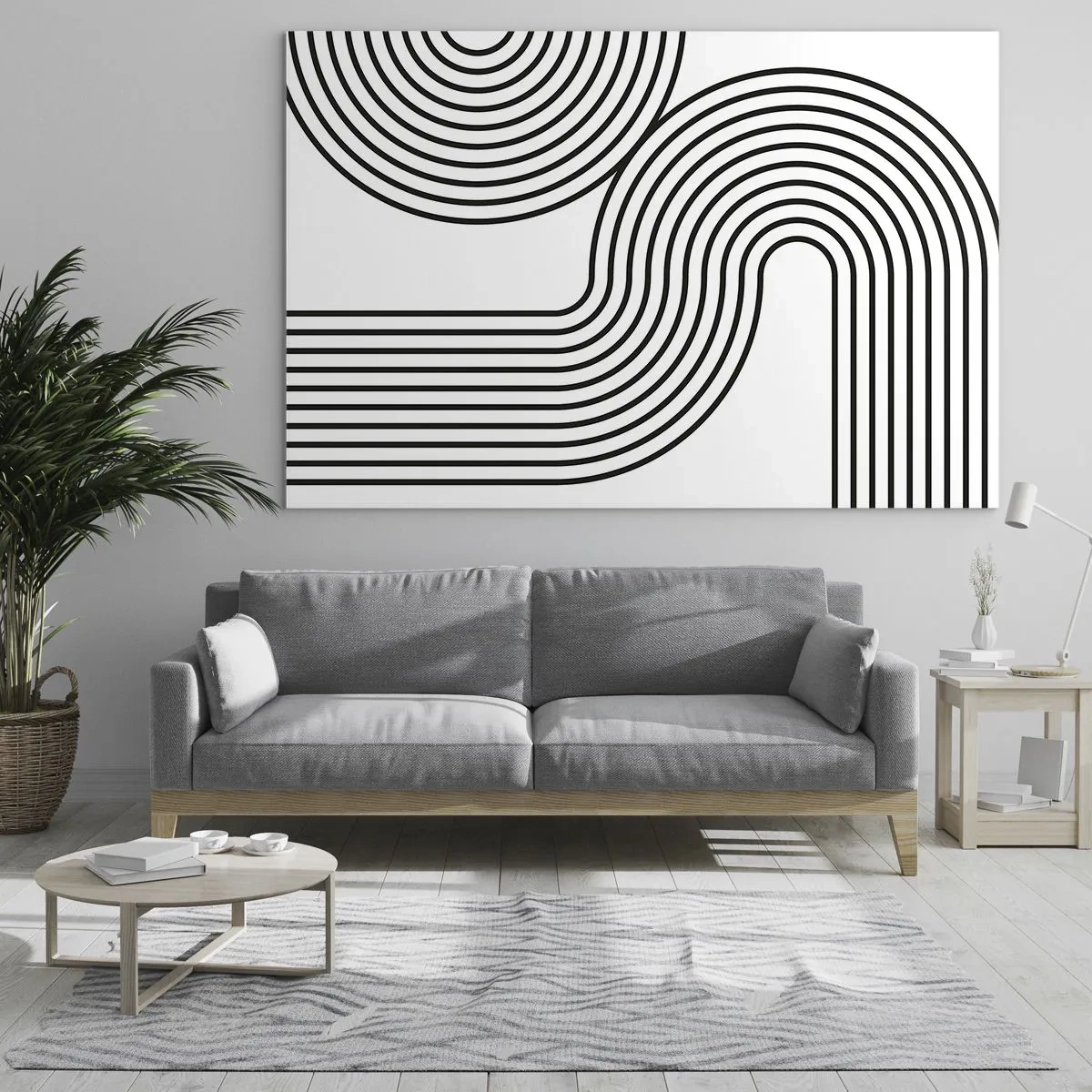 Quadro em vidro - Na curva - 120x80 cm