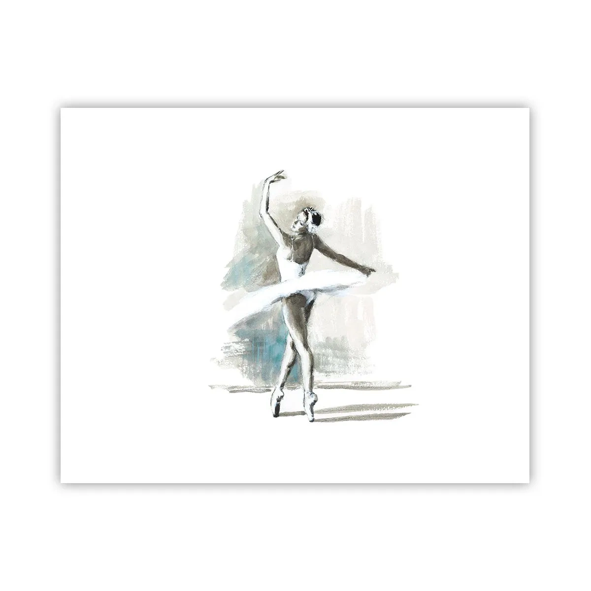 Pôster - Encantada num cisne - 50x40 cm