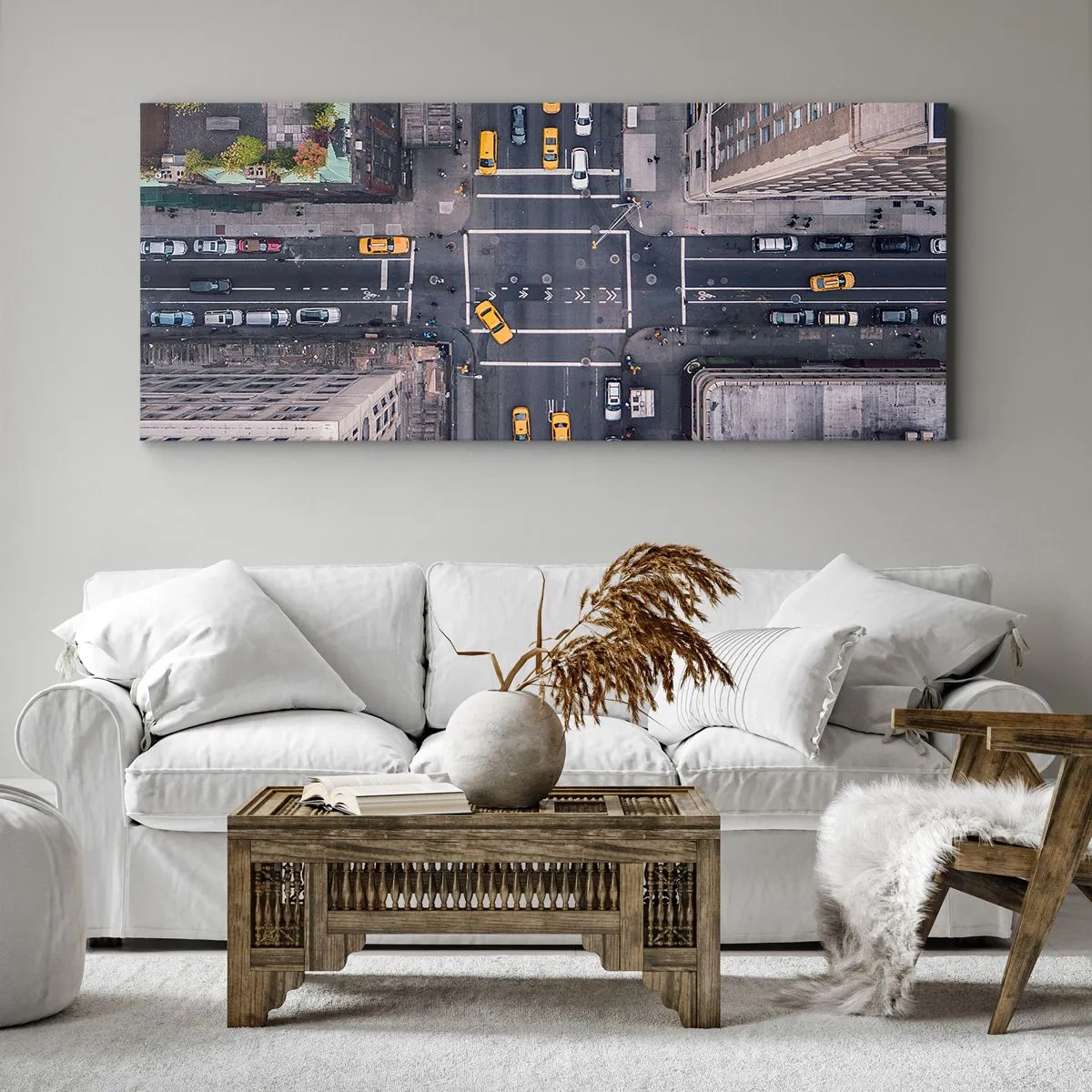Quadro em tela - Escolha simples - 100x40 cm
