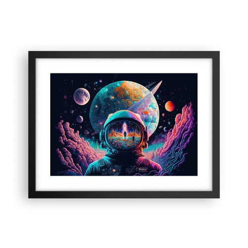 Pôster com moldura preta - Os filósofos não sonharam com isso - 40x30 cm