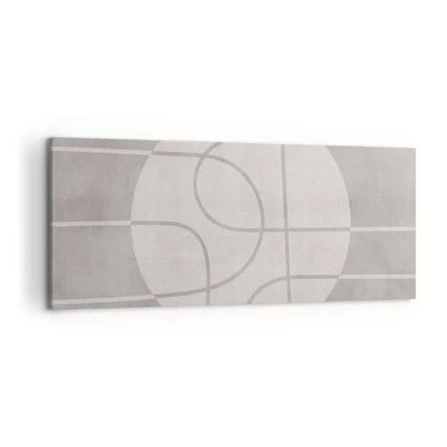 Quadro em tela - Circular e direto - 120x50 cm