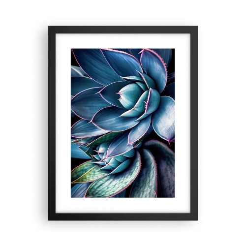 Pôster com moldura preta - Força vital - 30x40 cm