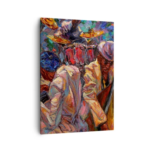 Quadro em tela - Num só ritmo - 50x70 cm