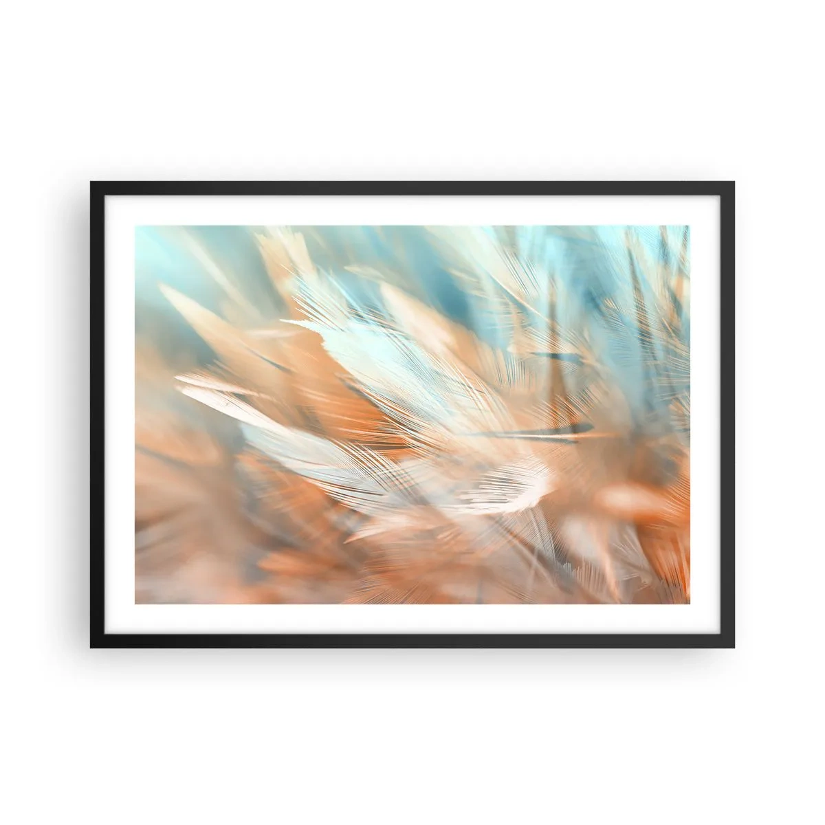 Pôster com moldura preta - Na terra da gentileza - 70x50 cm