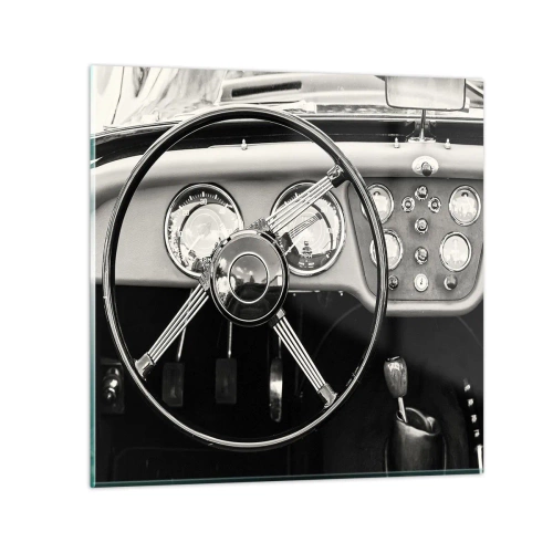 Quadro em vidro - Um sonho de colecionador - 70x70 cm