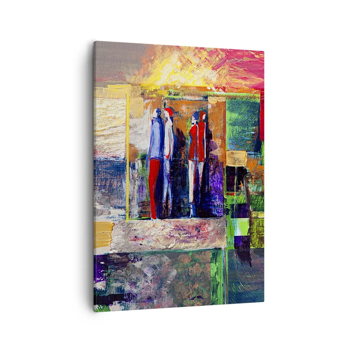 Quadro em tela - Relacionamentos e emoções - 50x70 cm