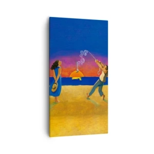 Quadro em tela - Mais do que uma estrela do céu - 55x100 cm