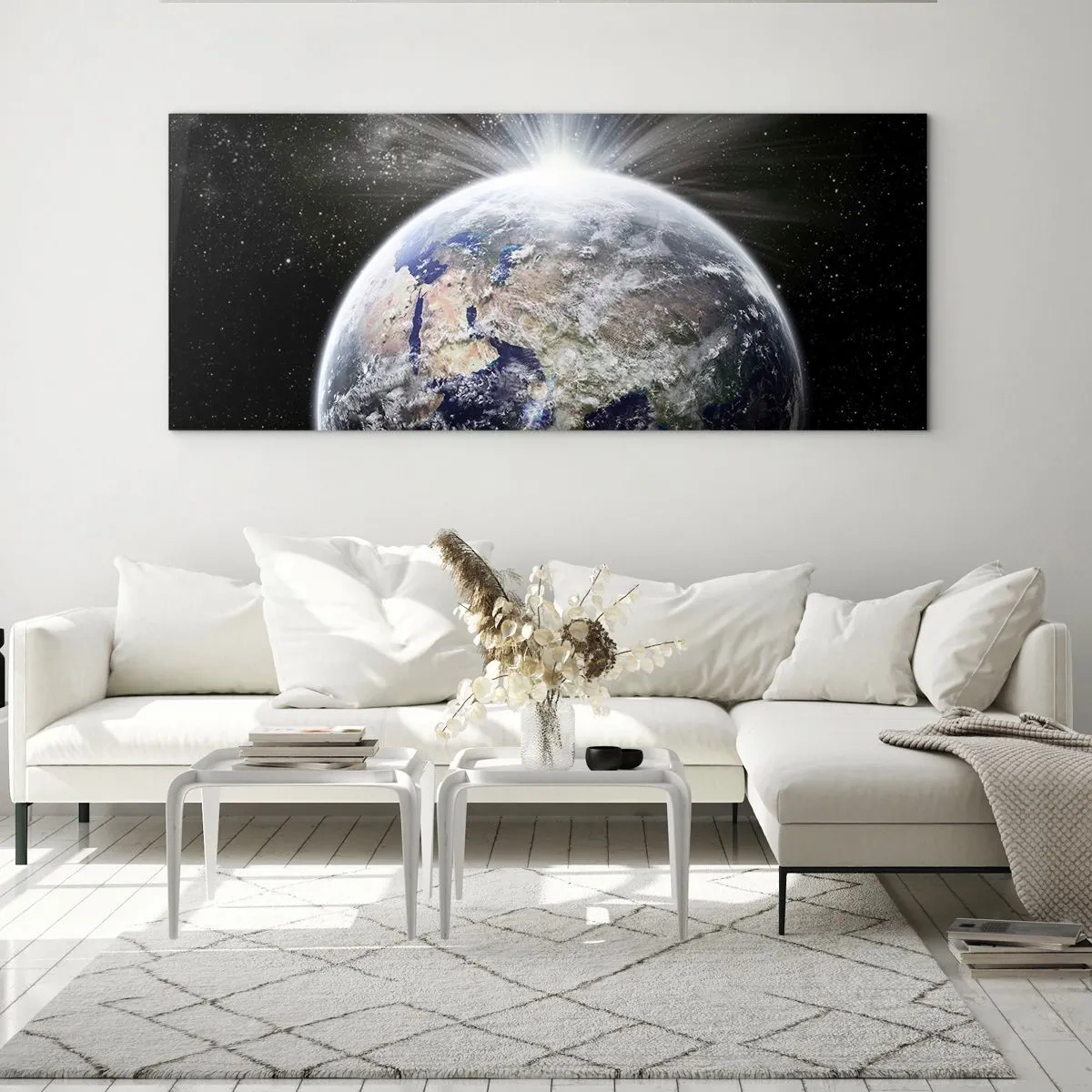Quadro em vidro - Em pleno esplendor - 90x30 cm
