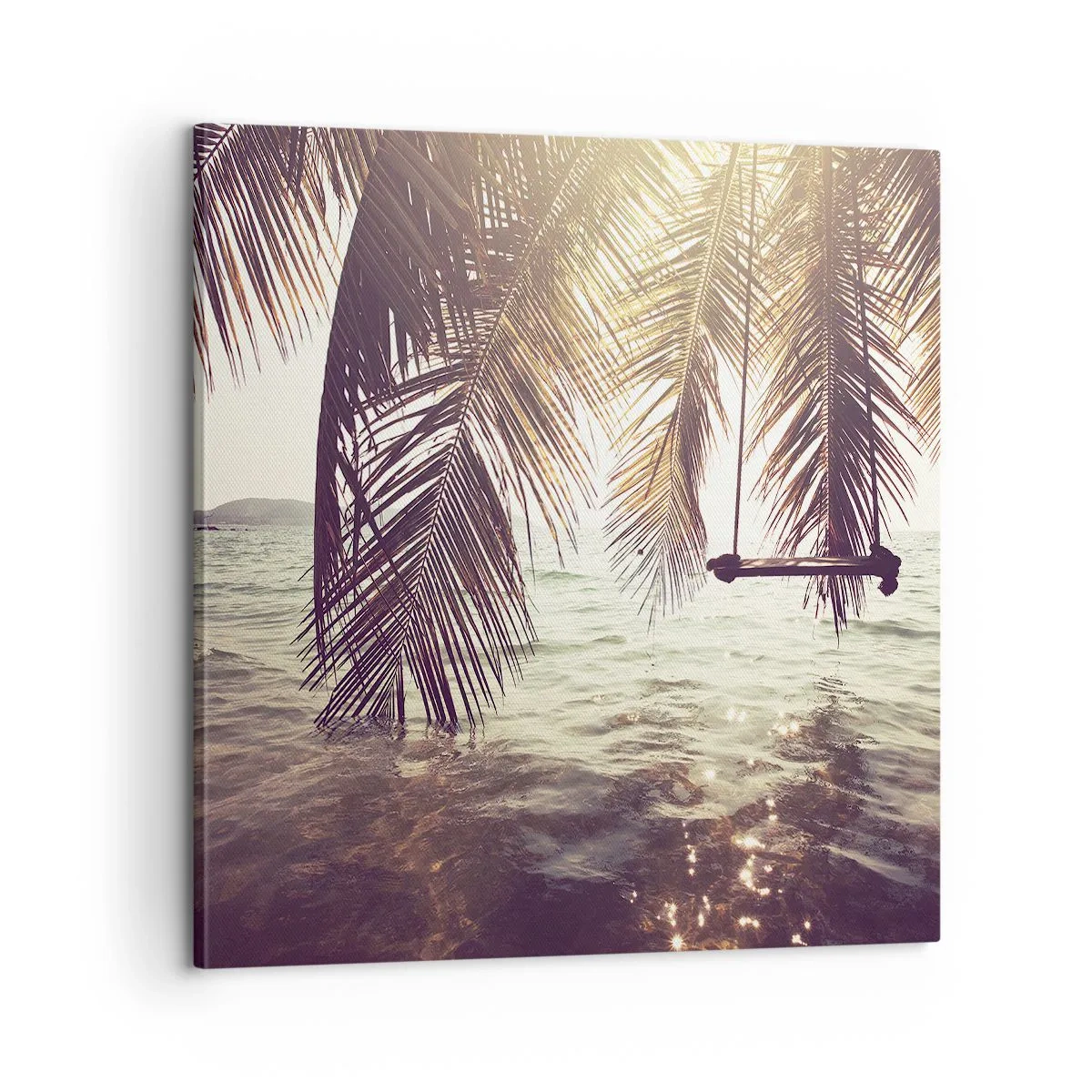 Quadro em tela - Deixe-se levar pela imaginação - 60x60 cm