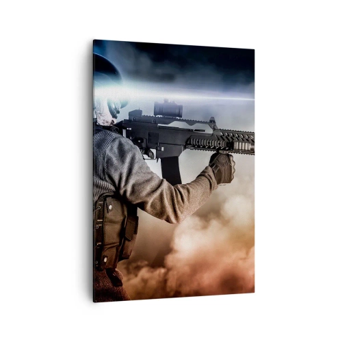 Quadro em tela - Simplesmente um herói - 70x100 cm