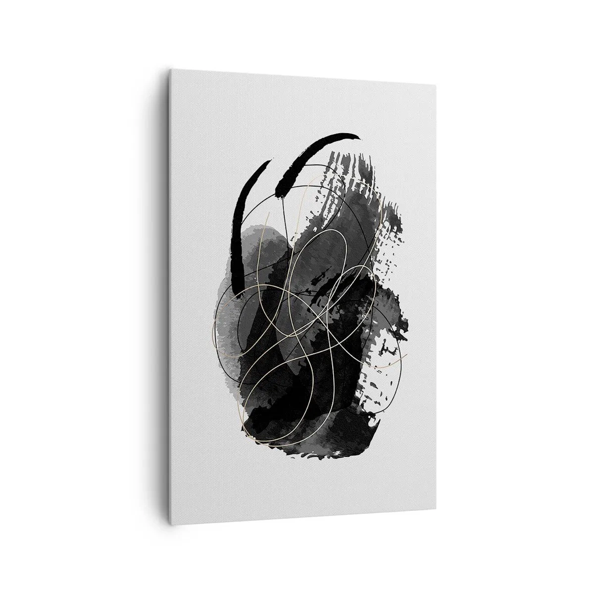 Quadro em tela - Emergido do preto - 80x120 cm