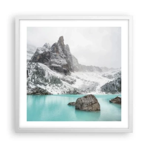 Pôster em moldura branca - Na guarda - 50x50 cm