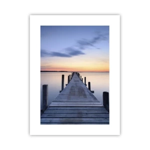 Pôster - A calma de um crepúsculo sereno - 30x40 cm