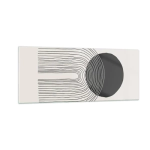 Quadro em vidro - Tremores e confiança - 100x40 cm