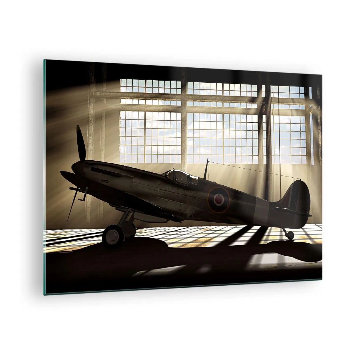 Quadro em vidro - Descanso do Guerreiro - 70x50cm - Descanso do guerreiro - Decoração de parede moderna para a sala de estar e quarto ARTTOR