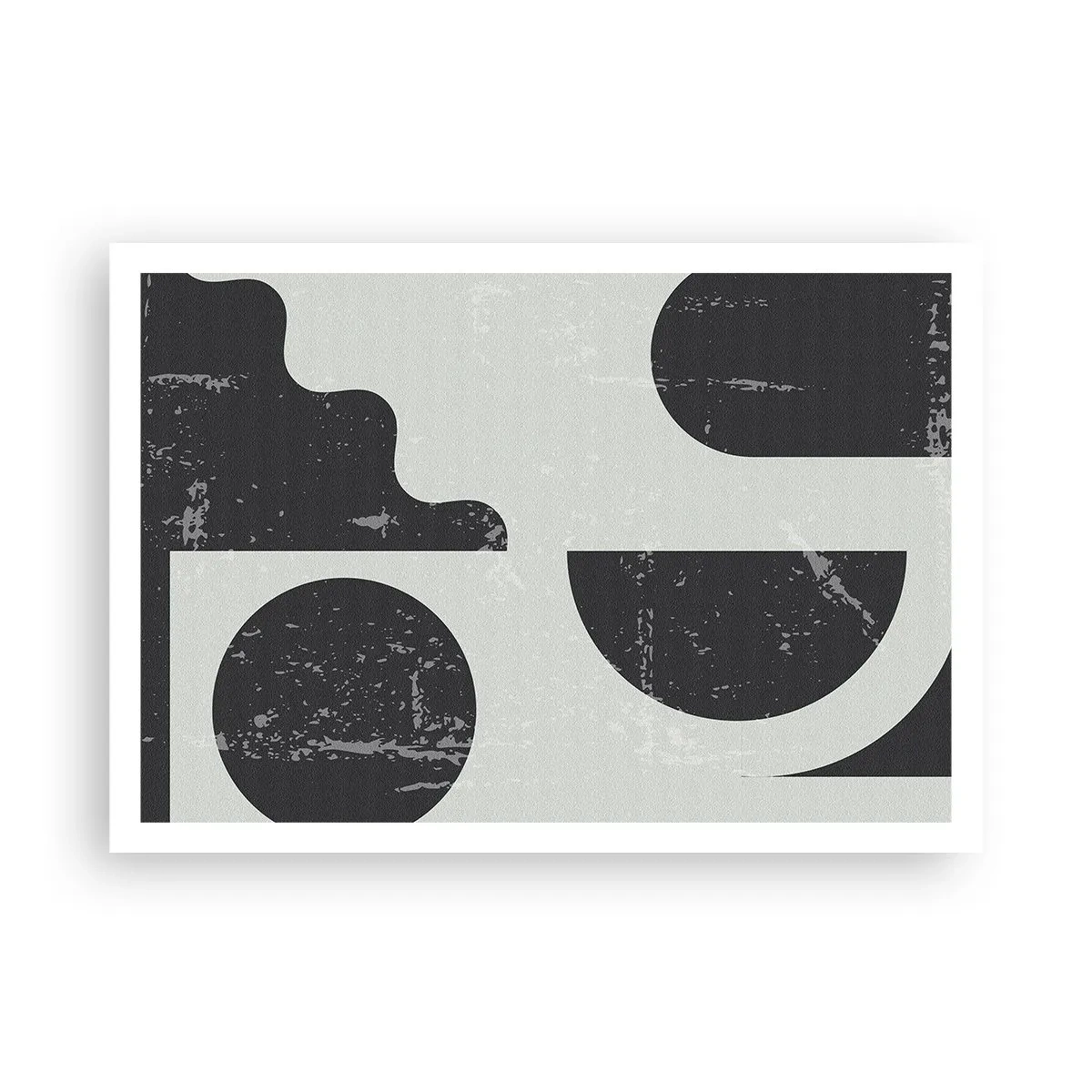 Pôster - Composição acima e abaixo - 100x70 cm