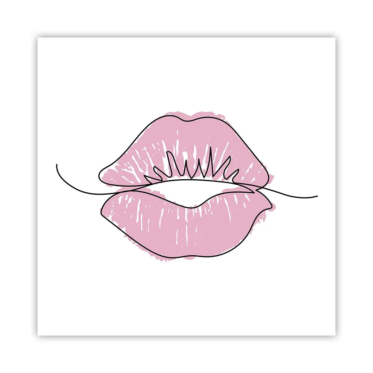 Pôster - Pronto para beijar? - 60x60 cm