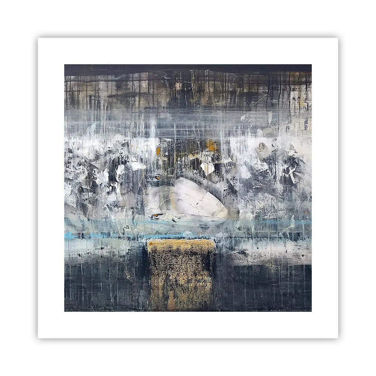 Pôster - Pelo gelo ou pelo torrão de terra - 40x40 cm