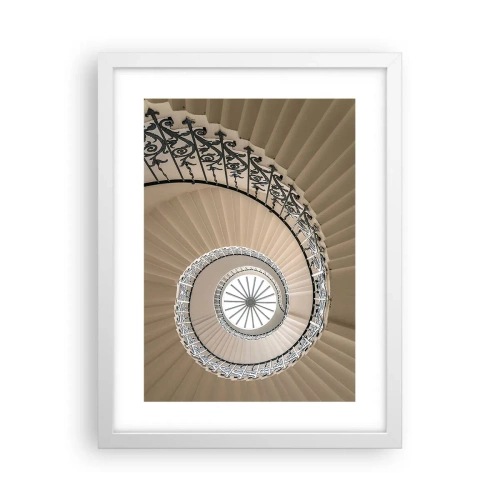 Pôster em moldura branca - Dentro da casca - 30x40 cm