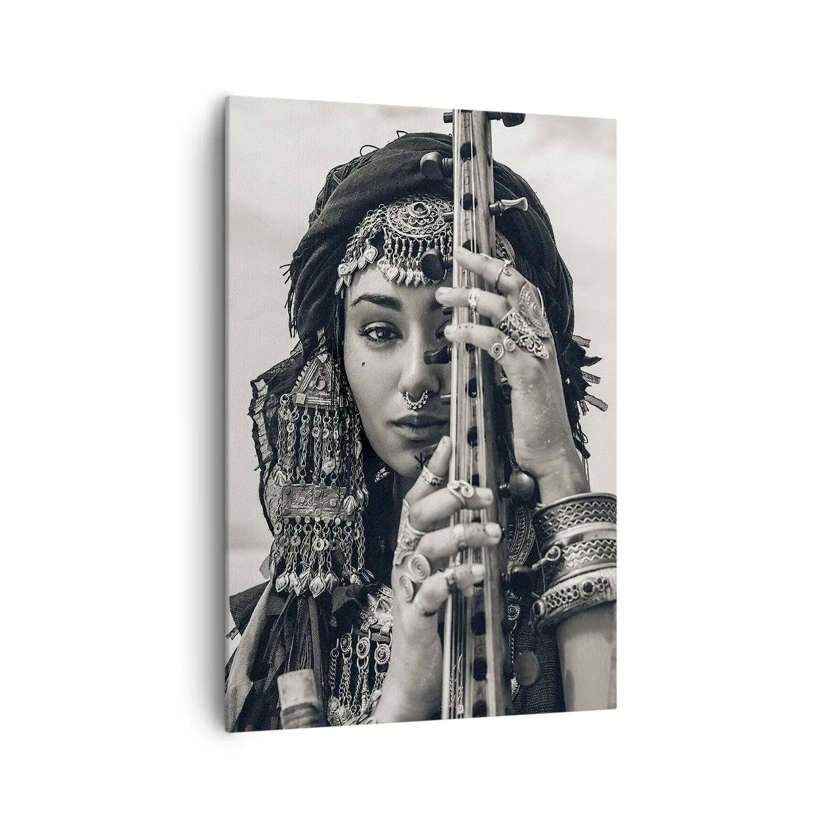 Quadro em tela - A própria música oriental - 70x100 cm