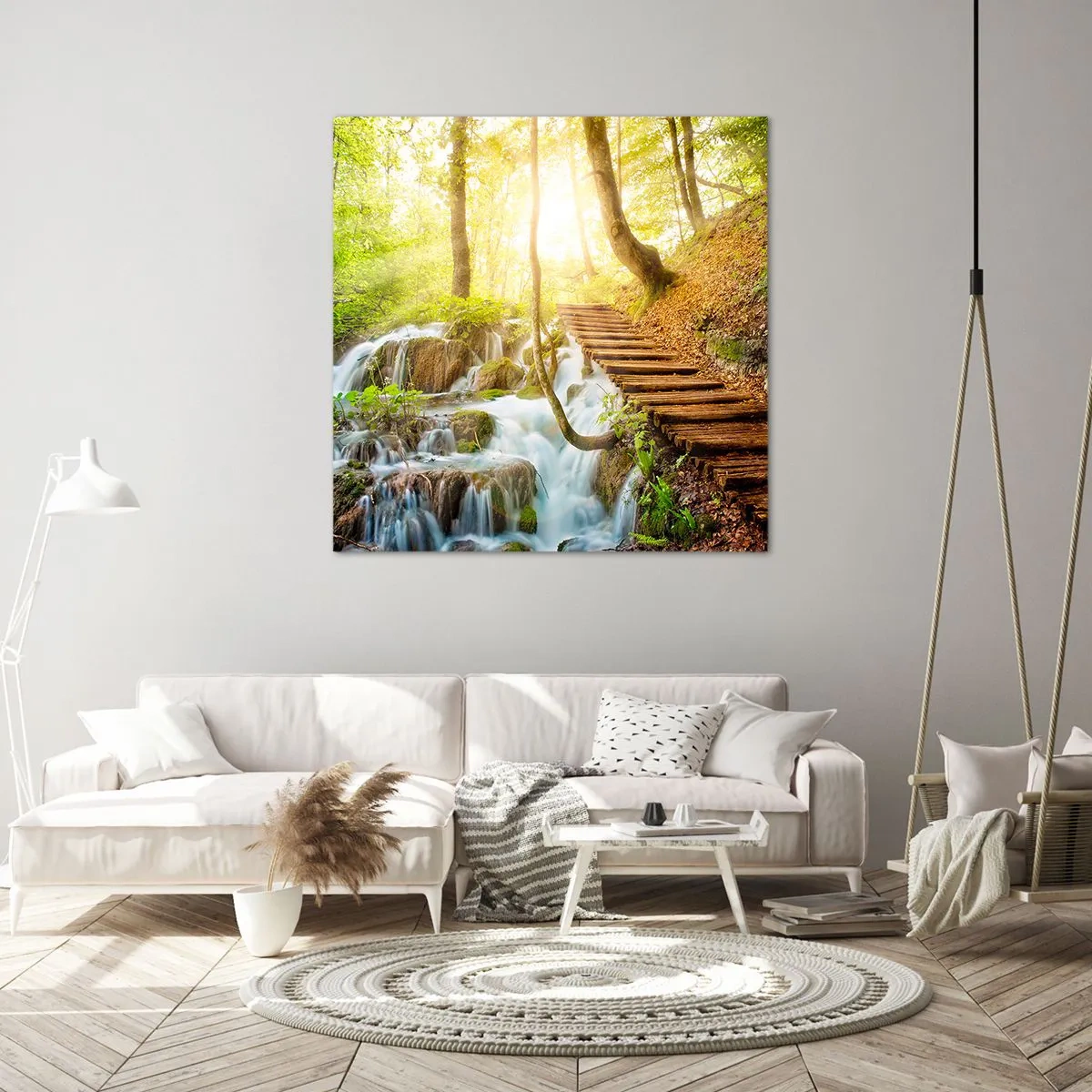 Quadro em tela - O desejado refresco - 40x40 cm