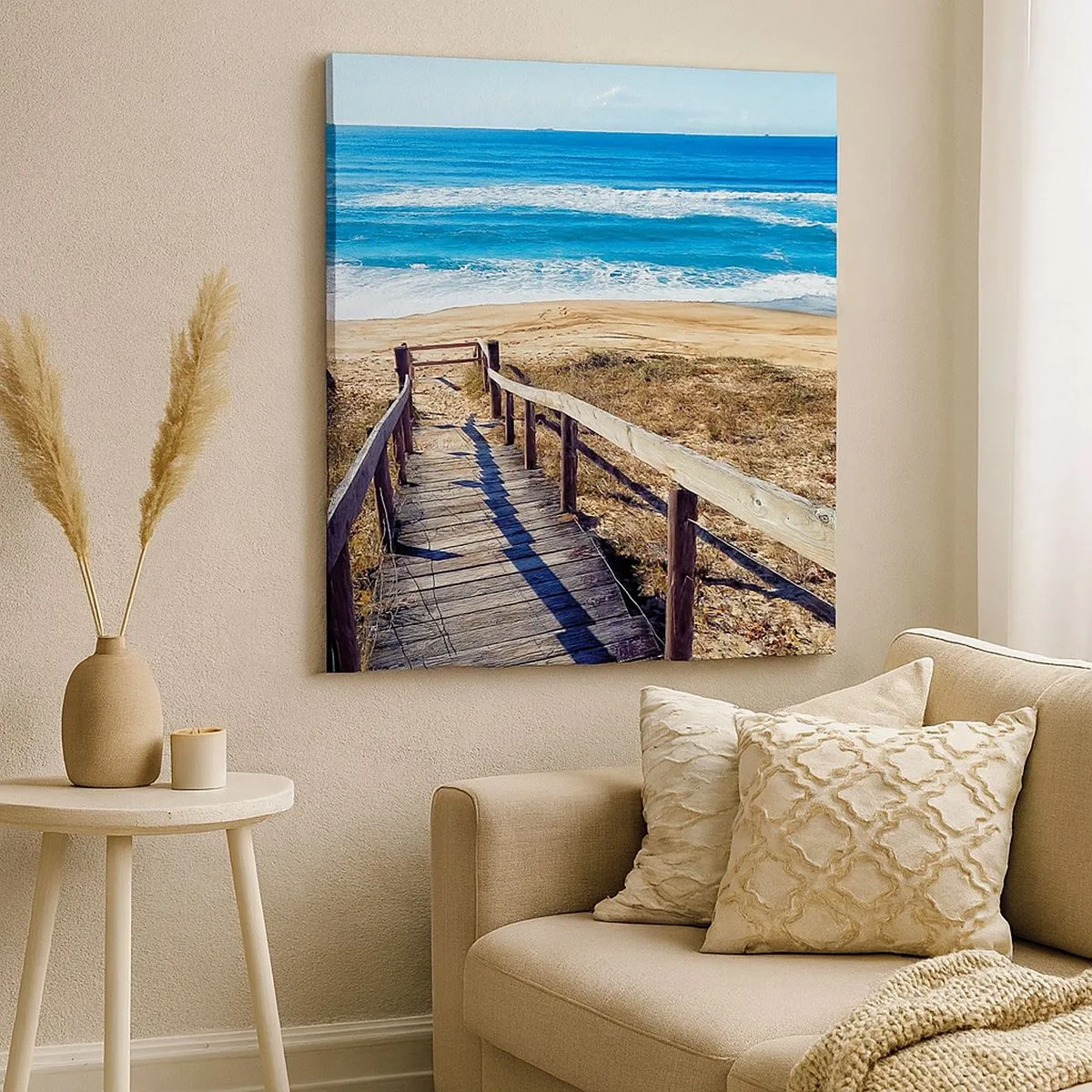 Quadro em tela - Corra! - 30x30 cm