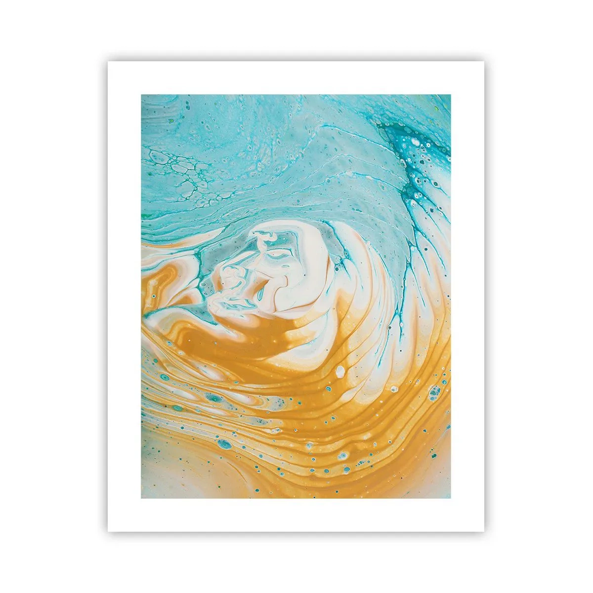 Pôster - Vórtice em pastel - 40x50 cm