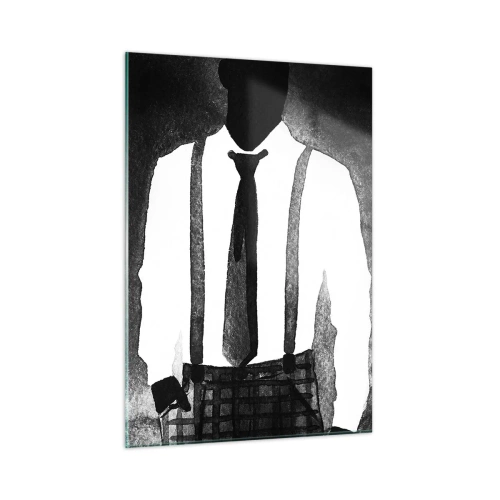 Quadro em vidro - Num clima noir - 50x70 cm