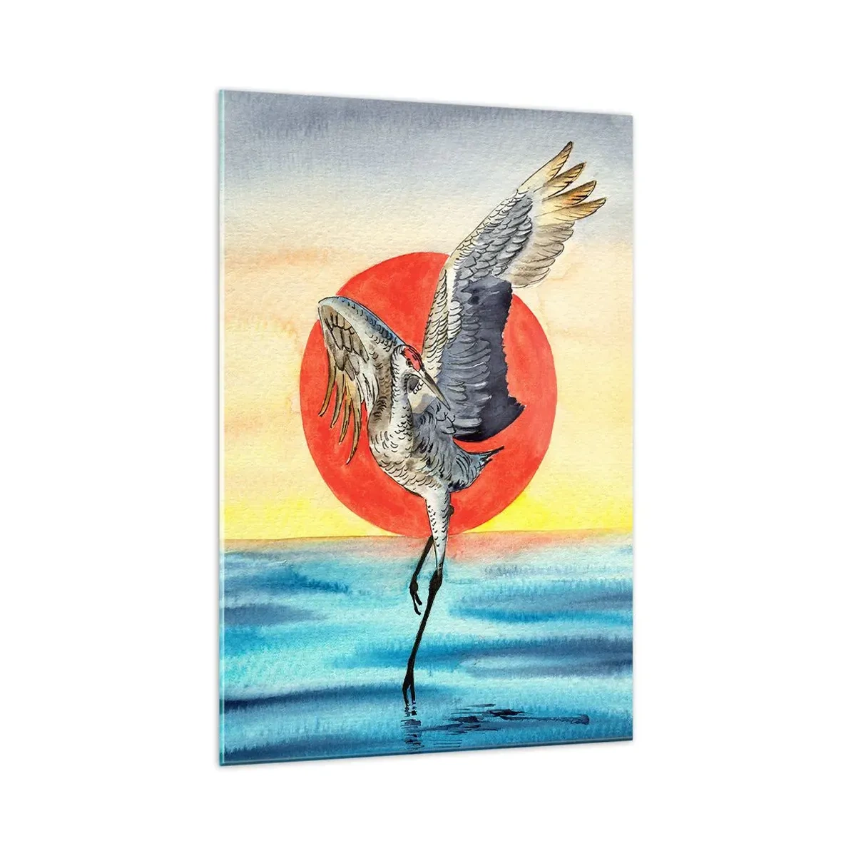 Quadro em vidro - É hora de voltar - 70x100 cm