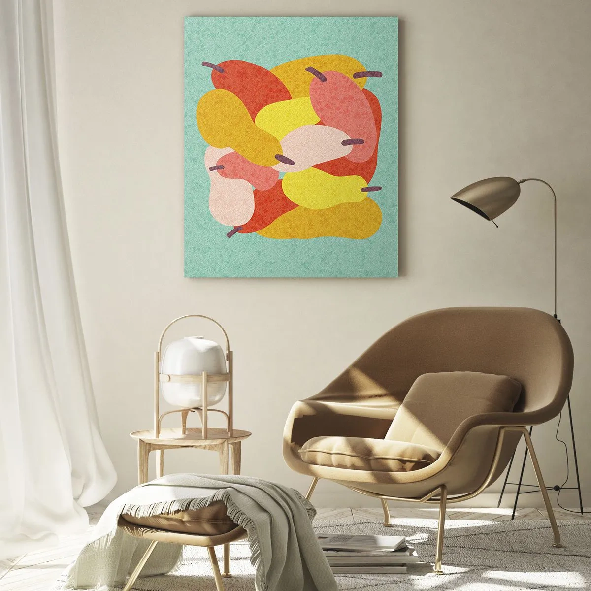 Quadro em vidro - Experimente o sol de verão - 80x120 cm