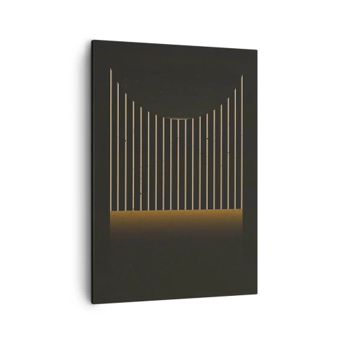 Quadro em tela - Explorar a escuridão - 50x70 cm