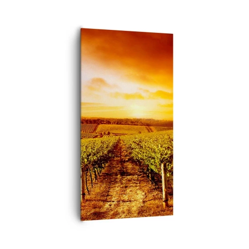 Quadro em tela - Delicadamente frutado com um toque de sol - 65x120 cm