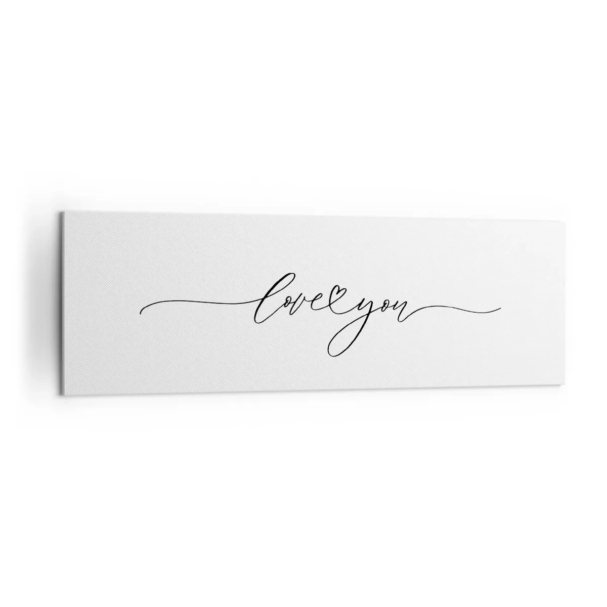 Quadro em tela - Preto e branco - 160x50 cm