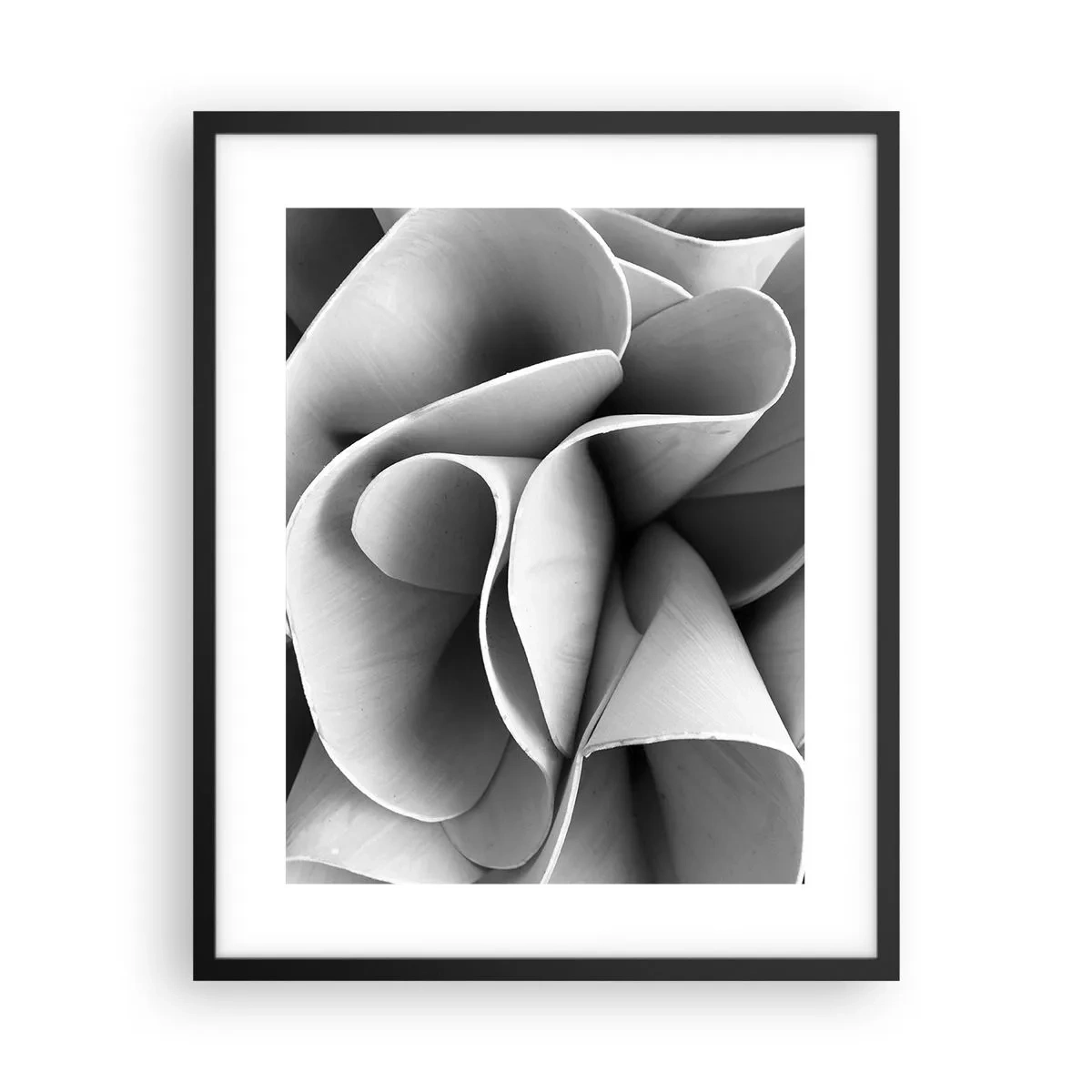 Pôster com moldura preta - Acontece no espaço - 40x50 cm