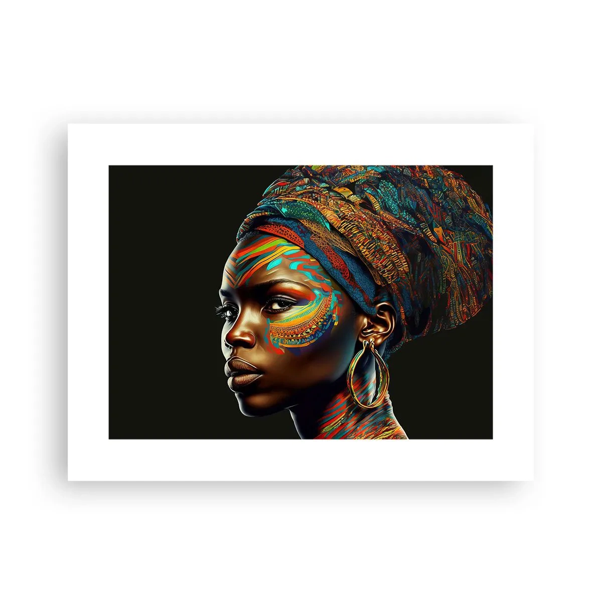 Pôster - Rainha africana - 40x30 cm
