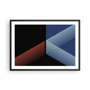 Pôster com moldura preta - Uma história simples - 70x50 cm