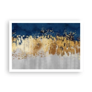 Pôster - Uma composição moderna com brilho - 100x70 cm