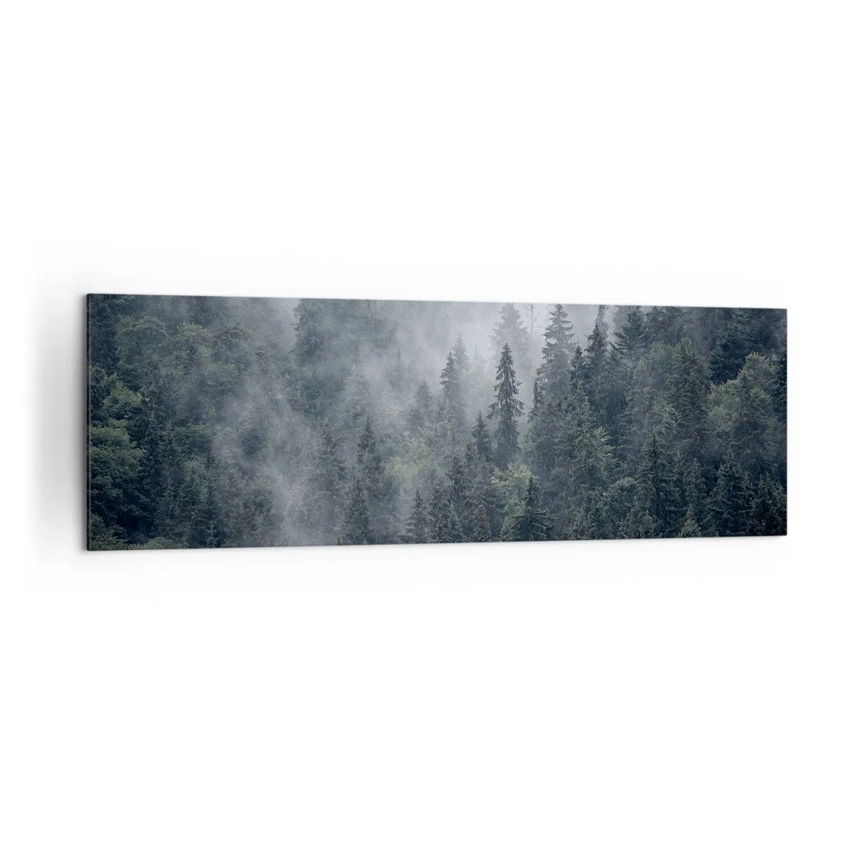 Quadro em tela - O amanhecer da floresta - 160x50 cm