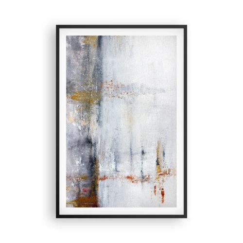 Pôster com moldura preta - Atrás da cortina de ar - 61x91 cm