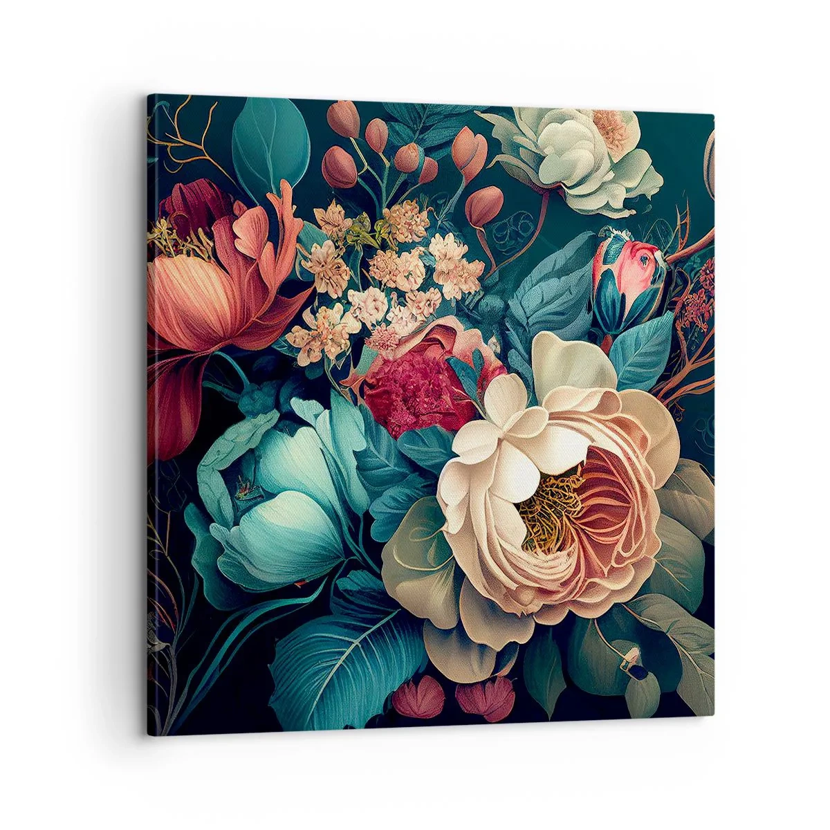 Quadro em tela - Charme do século 19 - 60x60 cm