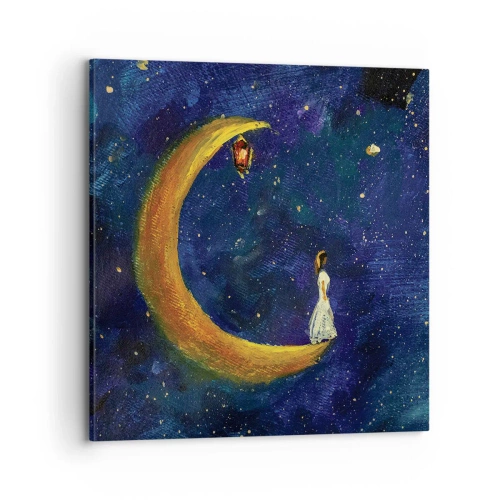 Quadro em tela - O Chamado do Mundo - 70x70 cm