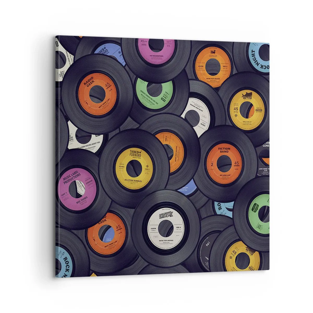 Quadro em tela - Cores dos clássicos - 60x60 cm