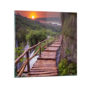 Quadro em vidro - Beleza inacreditável - 40x40 cm