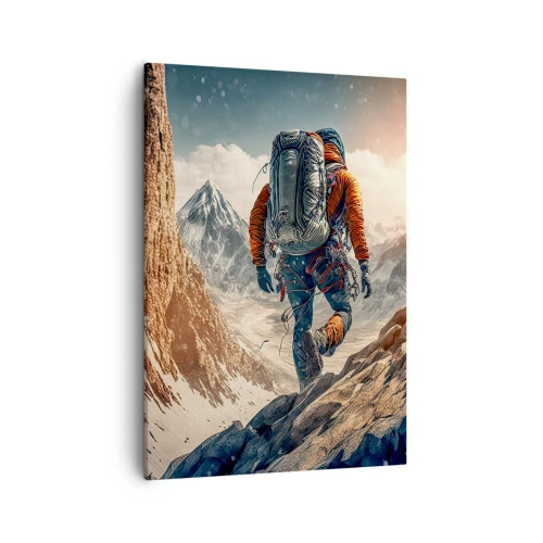 Quadro em tela - Guerreiro solitário - 50x70 cm