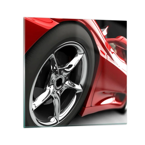 Quadro em vidro - Projetado para a velocidade - 40x40 cm