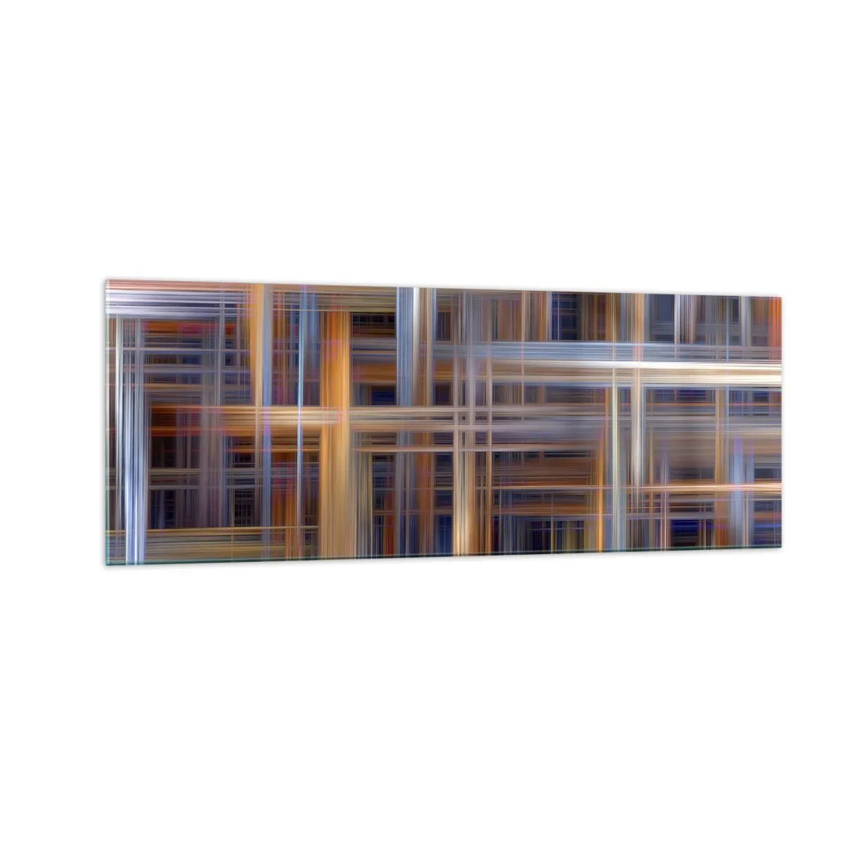 Quadro em vidro - Tecido de luz - 140x50 cm