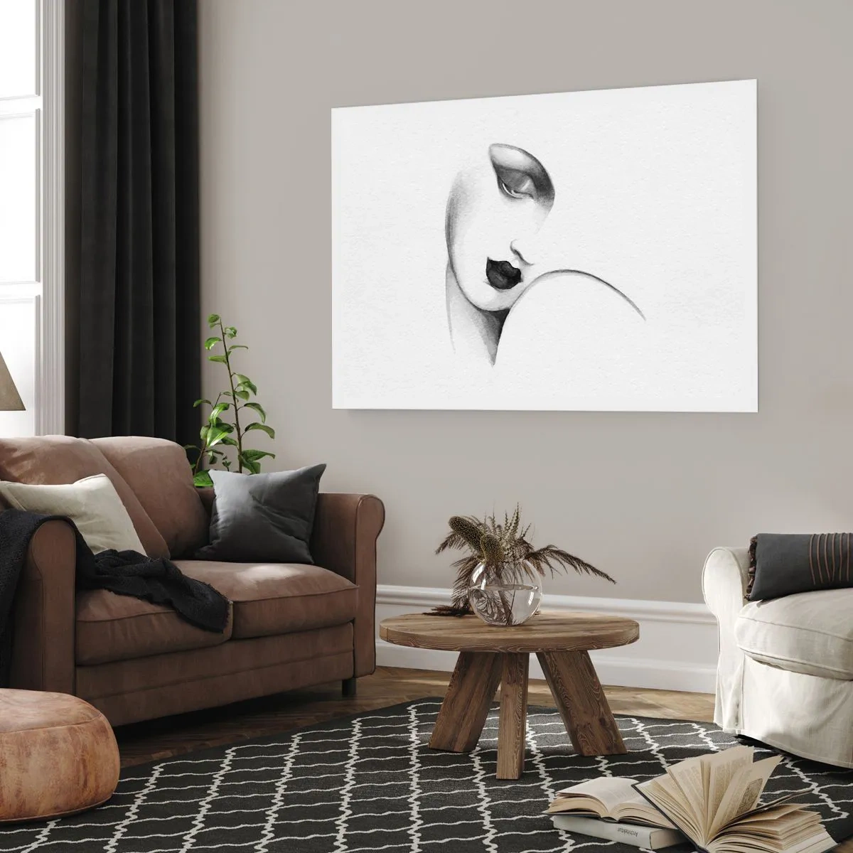 Pôster - No estilo de Łempicka - 91x61 cm
