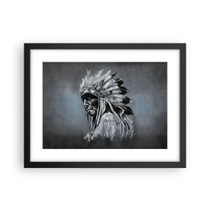 Pôster com moldura preta - De volta às raízes - 40x30 cm